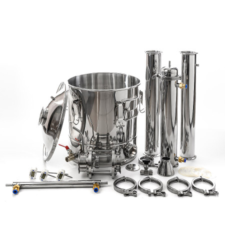 Packed distillation column 30/350/t with CLAMP 3 inches в Астрахани