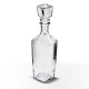 Бутылка (штоф) "Элегант" стеклянная 0,5 литра с пробкой  в Астрахани