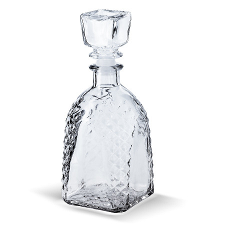 Бутылка (штоф) "Арка" стеклянная 0,5 литра с пробкой  в Астрахани