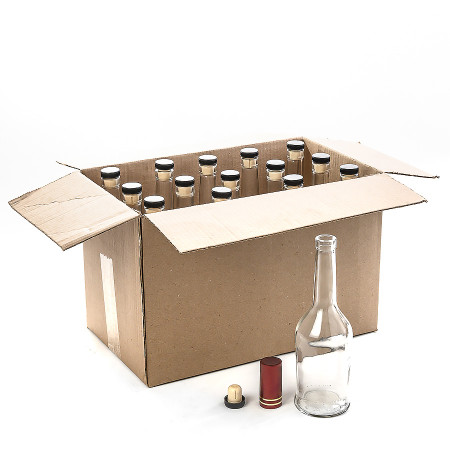 15 bottles of "Cognac" 0.5 l with Camus corks and caps в Астрахани
